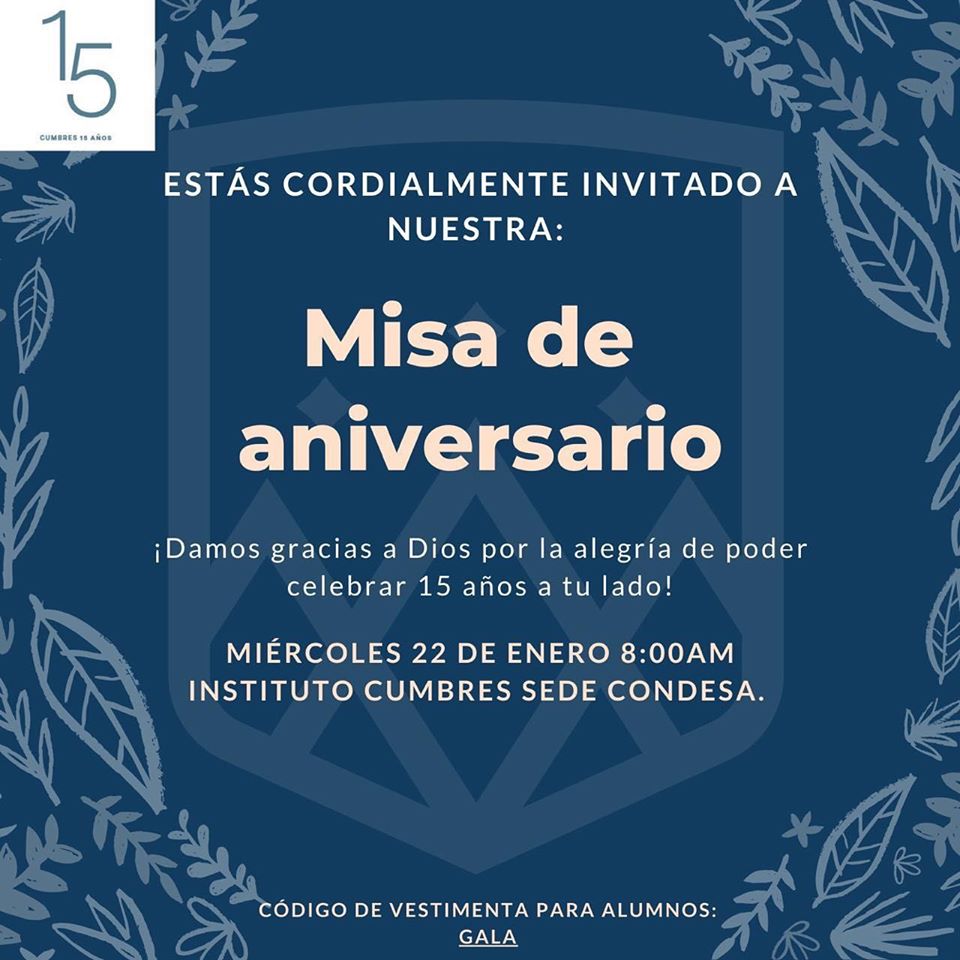 misa de aniversario